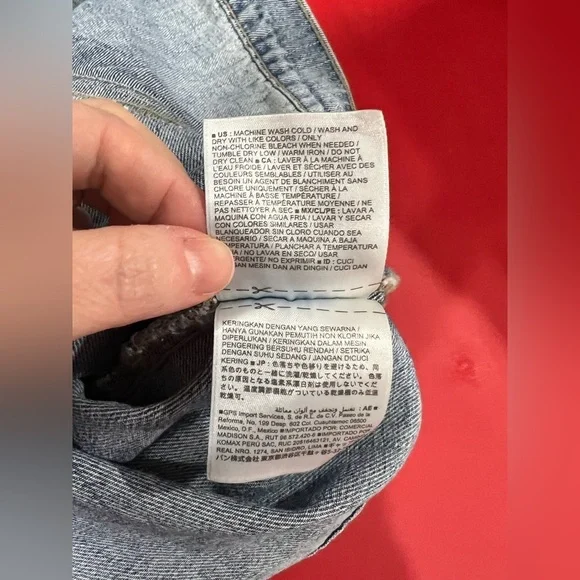 NEW NWT Old Navy paint splatter‎ Jean jacket XXL plus - Picture 7 of 7